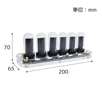 Amazon.co.jp: THANKO ニキシー管風置時計「Cyber punClock